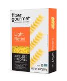 Fiber Gourmet Light Rotini Pasta - 8 Oz (Pack of 6) | Fiber-Rich, Low Calorie, Healthy, Kosher, Vegan Certified, Non-GMO | Made in USA - Buy Online on SooperMarket.com