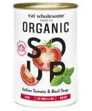 Eat Wholesome Organic Tomato & Basil Soup 400 g - Buy Online on SooperMarket.com