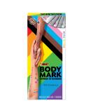 BodyMark by BIC, Temporary Tattoo Marker, Pride Pack, Skin-Safe, Mixed Brush Tip & Fine Tip, Assorted Colors, 11 Markers + 10 Stencils 11-Count - Buy Online on SooperMarket.com