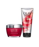 Olay Regenerist Advanced Anti-Aging Pore Scrub Cleanser (5.0 Oz) and Micro-Sculpting Face Moisturizer Cream (1.7 Oz) Skin Care Duo Pack- 6.7 Onces - Buy Online on SooperMarket.com