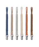 POKIPAW Pacifier Clip for Boys and Girls  6 Pack Baby Pacifier Holder Leash 100% Handmade Braided Fits All Pacifiers & Teething Toys Modern Unisex Baby Gift Colorful - Buy Online on SooperMarket.com