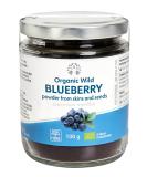LOOV Wild Blueberry Powder Organic (Pomace Powder) Wild-Crafted from Nordic Forests Made of Wild Bilberry Skins and Seeds Only no Added Sugar High in Fiber 100 g 100.0 grams - Buy Online on SooperMarket.com