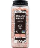 Soeos Himalayan Pink Salt 39oz (1.1kg), Non-GMO, Kosher, Course Grain, Nutrient and Mineral Dense for Health, Gourmet Pure Crystal Pink Salt, Pink Salt for Grinder, Pink Sea Salt, Himalayan Salt,2.4 Pound (Pack of 1) 2.44  - Buy Online on SooperMarket.com
