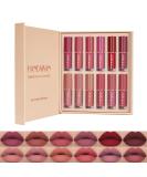 KIMIEYE 12 Colors Matte Liquid Lipstick Kit  Long Lasting Lip Tint  Waterproof Lip Stain  Non-Stick Cup Quick-dry Velvet Nude to Red Lipstick Makeup Set  Up to 24H Wear  1oz SET B - Buy Online on SooperMarket.com