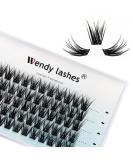 Curl Cluster Lashes 0.07mm 14mm | Reusable Soft Wispy Individual Eyelash Clusters | DIY Lash Extensions - FD-D29-0.07-C-14 - Buy Online on SooperMarket.com
