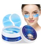 Eye Pads Eye Mask Hyaluronic Acid Collagen - against dark circles bags under the eyes wrinkles dark circles & puffiness Eye Patch Hydrogel Anti Aging Eye Pads with Cooling Moisture 60pcs 60pcs-Hyaluronic Acid - Buy Online on SooperMarket.com