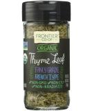 Frontier Organic Thyme Leaf Flakes - 0.8 oz Spice for Cooking & Seasoning - Buy Online on SooperMarket.com