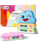 Rainbow Bath Bombs Gift Set Handmade and Organic 4 Pcs Bath Bombs with Natural Ingredients Bubble Bath Kids Birthday Gifts for Women Mothers Day Gifts Gifts for Friends Female 4 Count (Pack of 1) - Buy Online on SooperMarket.com