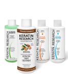 Keratin Research 4x 120ml Complex Brazilian Keratin Hair Treatment with Argan Oil - Professional Smoothing Results - Buy Online on SooperMarket.com