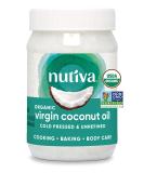 Nutiva Organic Cold-Pressed Virgin Coconut Oil 15 Fl Oz - USDA Organic, Non-GMO, Vegan, Keto & Whole30 Approved - Buy Online on SooperMarket.com