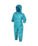 Regatta Kids Puddle Iv All-in-One Suit 6-12 Months - Dog Blue | Unisex - Buy Online on SooperMarket.com
