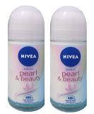 Nivea Pearl Beauty Roll On For Women 50Ml (Pack Of 2) - Buy Online on SooperMarket.com