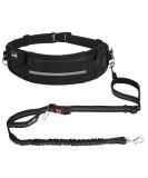 Pecute Jogging Leash for Large & Medium Dogs | Elastic Running Dog Leash with Belly Belt & Belt Bag | Durable Up to 100kg - Perfect for Jogging & Running - Buy Online on SooperMarket.com