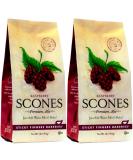 English Scone Mix with Raspberry by Sticky Fingers Bakeries Easy to Make English Scones Fresh Baked Makes 12 Scones (2pk) 1 Count (Pack of 2) - Buy Online on SooperMarket.com