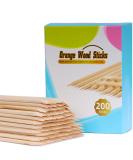 Fiezkaa 200Pcs Double Sided Orange Sticks for Nails - Cuticle Pusher & Nail Cleaning Tool - Disposable Orangewood Sticks for Manicure & Pedicure - 200 Count Pack - Buy Online on SooperMarket.com
