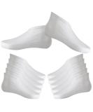 6 Pairs Cotton Moisture Socks Foot Spa Socks Moisturising Socks for Dry Hard Cracked Skin White - Buy Online on SooperMarket.com