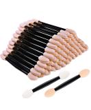 ZYIGYI 200 PCS Disposable Eyeshadow Brushes, Sponge Makeup Applicators Dual Sides 2 Color of Head - Buy Online on SooperMarket.com