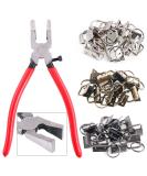 Swpeet 36 Sets 1.25mm Key Fob Hardware with Pliers - Glass Running Pliers Tools for Key Fob Making - Studio Running Pliers with Rubber Tips - Buy Online on SooperMarket.com