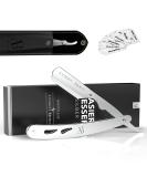 Anthony Brown Razor Set - Unique Precision Blade Head - Black & Silver Options - Includes Changing Blades & Etui - International Shipping Available - Buy Online on SooperMarket.com