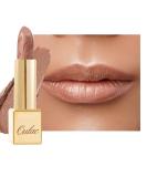 OULAC Metallic Shine Glitter Lipstick Nude High Impact Lipcolor Lightweight Soft and Ultra Hydrating Long Lasting Vegan & Cruelty-Free Full-Coverage Lip Color 4.3 g/0.15 Sahara Gold(10) - Buy Online on SooperMarket.com