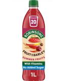 Robinsons Fruit and Barley Summer Fruits 1L - Refreshing Drink for Hot Days - Buy Online on SooperMarket.com