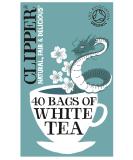 Clipper Organic White Tea Bags | 40 Bags of White Tea from China | for Home or Office | Herbal Tea Bags | Natural Unbleached Teabags | Sustainable Plant-Based & Biodegradable Teabags White Tea Single - Buy Online on SooperMarket.com