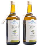 Buy Mani Bl uel Organic Extra Virgin Olive Oil - 2 x 1L | Premium Quality International Shipping - Buy Online on SooperMarket.com