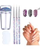 Clear Silicone Jelly Stamper Nail Art Brushes - Manicure Tools for French Tip Nails Design - Buy Online on SooperMarket.com