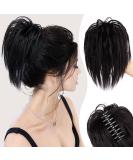 PORSMEER Claw Clip Ponytail Hair Extension - Dark Brown 10 Inch - Buy Online on SooperMarket.com