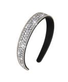 Sparkling Bling Black Headband for Women - Crystal Diamond Rhinestone Hair Accessories - Buy Online on SooperMarket.com