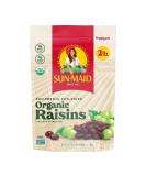 Sun-Maid - Organic California Raisins Snack - 32 Ounce Resealable Bag - Whole Natural Dried Fruit - No Sugar Added - Naturally Gluten Free - Non-GMO - Vegan And Vegetarian Friendly - Buy Online on SooperMarket.com