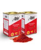 Smoked Paprika Powder Vera DOP - Sweet & Hot Double Pack (2 x 160g Cans) | Authentic Spanish Piment n for Culinary Excellence - Buy Online on SooperMarket.com