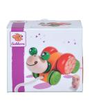 Eichhorn 100005553 - Pull-along turtle with movement 15cm FSC 100% certified birch wood - Buy Online on SooperMarket.com