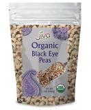 Jiva Organics Organic Black Eye Peas 2lb - Non-GMO Cowpeas - Natural & Fresh - Pack of 1 - Buy Online on SooperMarket.com