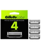 Gillette Mens Razor Blade Refills with Exfoliating Bar by GilletteLabs, Compatible Only with GilletteLabs Razors with Exfoliating Bar and Heated Razor, 4 Razor Blade Cartridges 4 Refills - Buy Online on SooperMarket.com