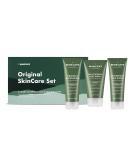 ManCave Originals Skincare Gift Set - Face Wash, Scrub & Moisturizer for Men - Vegan & Natural Formulations - Made in England - Buy Online on SooperMarket.com
