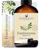Handcraft Frankincense Essential Oil - 100% Pure & Natural - Premium Therapeutic Grade with Premium Glass Dropper - Huge 4 fl. Oz Frankincense 4 Fl Oz (Pack of 1) - Buy Online on SooperMarket.com