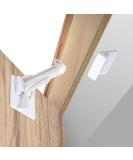 Upgraded Invisible Baby Proofing Cabinet Latch Locks (10 Pack) - No Drilling or Tools Required for Installation, Works with Most Cabinets and Drawers, Works with Countertop Overhangs, Highly Secure - Buy Online on SooperMarket.com