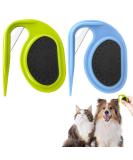 2 PCs Pet Knotting Comb Set - Effective Hair Removal for Cats & Dogs | Blue & Green Knitting Comb for Matted Fur - Buy Online on SooperMarket.com
