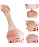 Dreamlover Hair Net for Wig, Wig Cap for Long Hair, Mesh Wig Caps for Women, Natural Nude, 2 Pack - Buy Online on SooperMarket.com