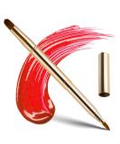 Retractable Dual End Lip Makeup Brush | Portable Lipstick & Concealer Brushes - Gold - Buy Online on SooperMarket.com