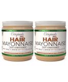 Originals By Africa's Best Hair Mayonnaise Conditioner 2 Pack - 15 oz Jar with Natural Botanical Extracts and Olive Oil - Deep Conditioning and Repair - 15 Ounce (Pack of 2) - Buy Online on SooperMarket.com