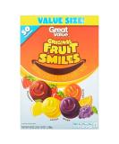 Great Value Original Fruit Smiles Fruit Snacks 45 oz (50 Pouches) - Delicious and Convenient Snack Option - Buy Online on SooperMarket.com