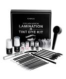 Reddhoon 4 in 1 Eyebrow and Eyelash Perm with Black Dye Kit - Long-lasting Results for 6-8 Weeks | Safe & Easy Brow Lamination, Tinting, and Lash Lift at Home Salon - Buy Online on SooperMarket.com