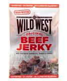 Wild West Beef Jerky 60g - High Protein Original Dried Meat Snack | Buy Now! - Buy Online on SooperMarket.com