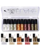 Lucoss Glitter Liquid Eyeliner Eye Shadow Makeup Kit Long Lasting Waterproof Sparkling Eyeshadow Liquid Metallic Eye Glitter Makeup - Buy Online on SooperMarket.com
