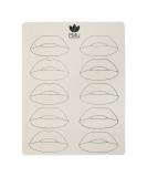 PMU Lip Pads Dotted Practice Skin - Microblading & Lip Blushing Supplies - Buy Online on SooperMarket.com