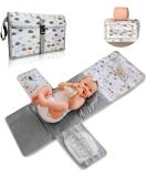 Compact XL Changing Pad Wrap with 6 Compartments - Removable Diaper Bag & Soft Pillows for Baby's Comfort | International Shipping - Buy Online on SooperMarket.com