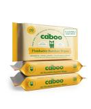 Caboo Bamboo Flushable Wipes 60 Ct Travel Packs (Pack of 3) | Eco-Friendly & Biodegradable | Septic Safe & Certified Flushable | for Adults & Kids - Buy Online on SooperMarket.com