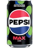 Pepsi Max Lime 24 x 330ml Cans - Buy Online on SooperMarket.com